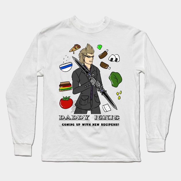 Daddy Chef Ignis Long Sleeve T-Shirt by Sapphirus